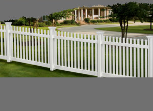 residential vinyl fence